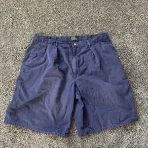 Polo‎ Ralph Lauren Shorts Mens 38 Blue Classic Fit Chino Casual Cotton Made USA